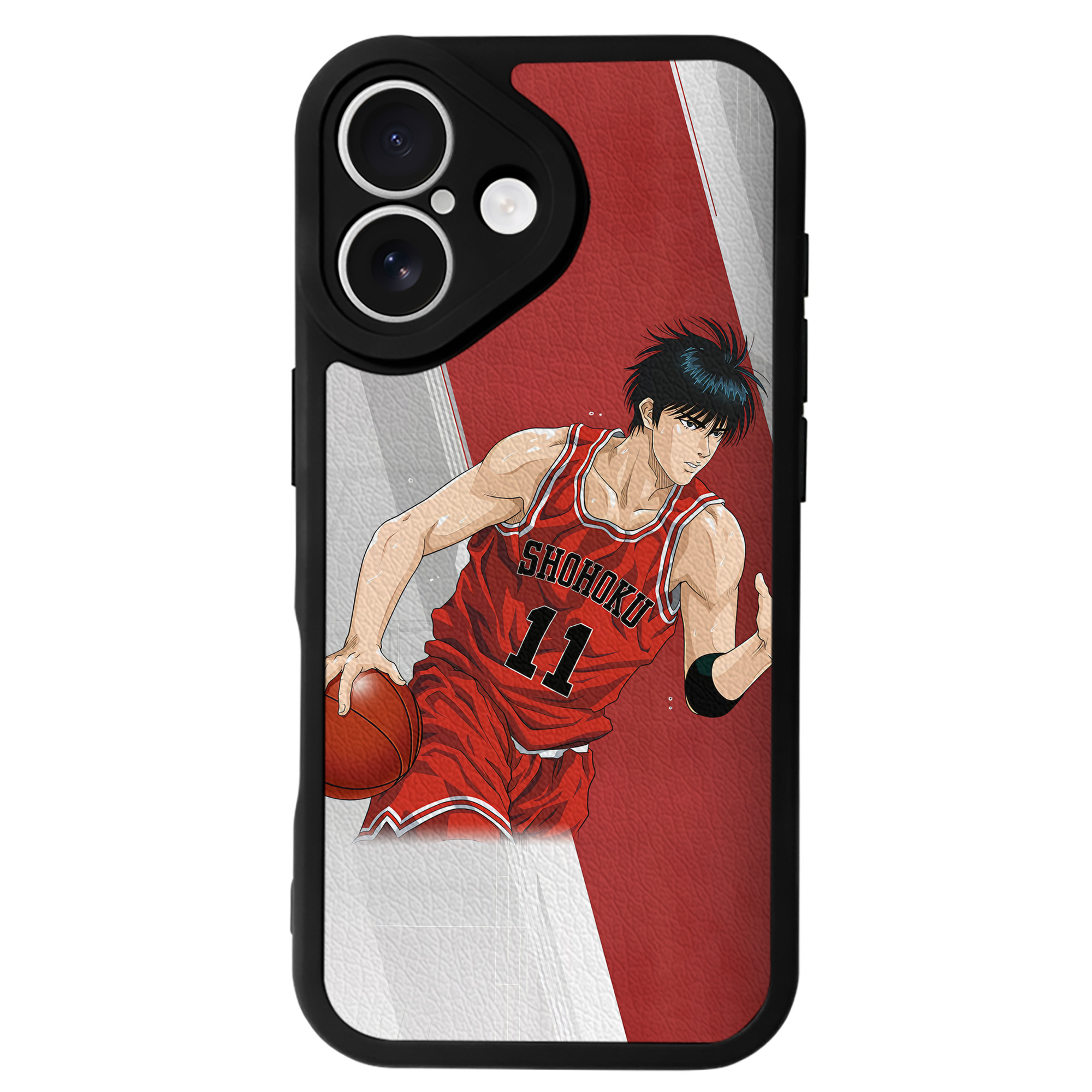（画像用） SLAM DUNK／スラムダンク 【iPhone 16シリーズ対応】シリコンスマホケース（レザー調） 材質：シリコン